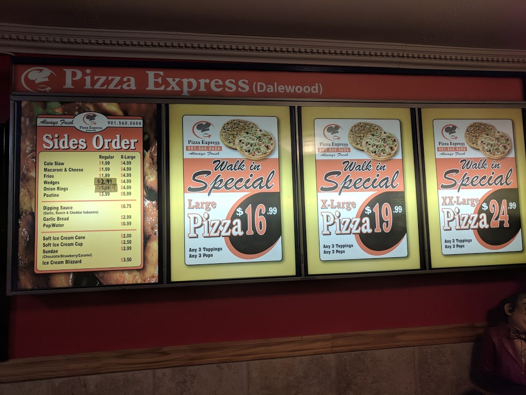 Pizza Express | 15954 Airport Rd, Caledon East, ON L7C 1K5, Canada | Phone: (905) 860-0606