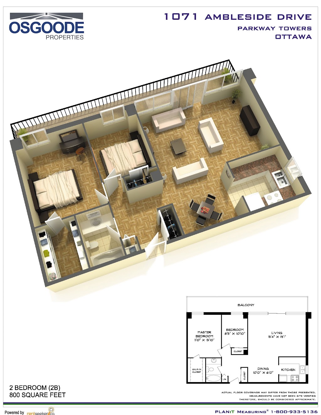 Parkway Towers | 1071 Ambleside Dr, Ottawa, ON K2B 6V4, Canada | Phone: (613) 688-2222