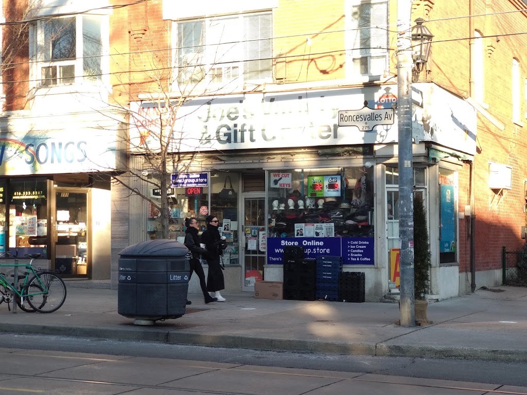 Joes Variety & Gift Ctr | 275 Roncesvalles Ave, Toronto, ON M6R 2M3, Canada | Phone: (416) 533-4212