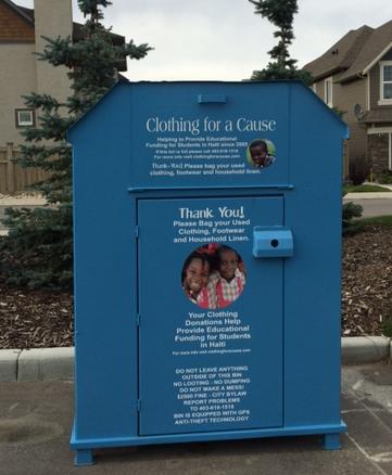 Clothing for a Cause Calgary/Airdrie | 109 - 18 Highland Park Way NW, Airdrie, AB T4A 0R1, Canada | Phone: (403) 945-4950