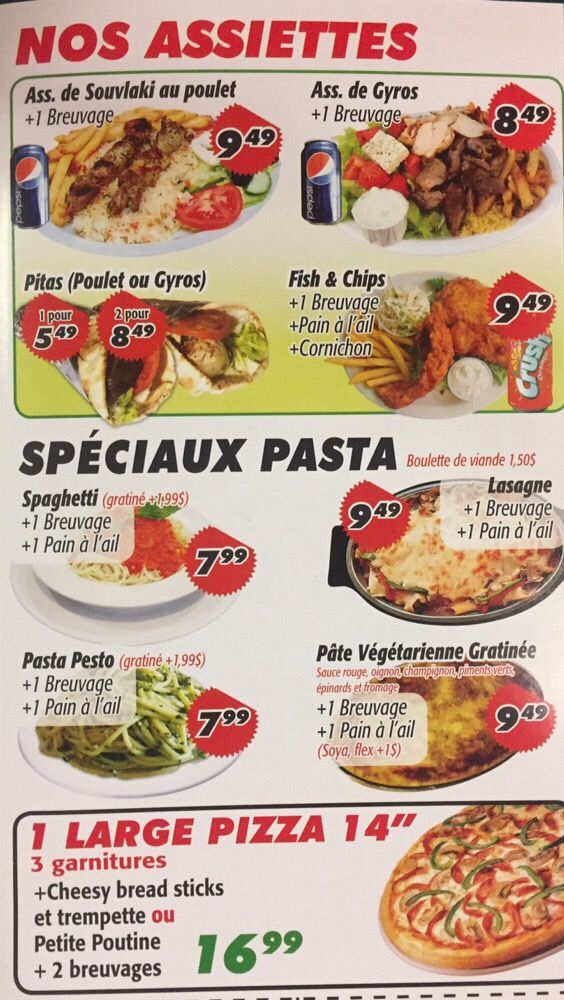 Pizza Time | 1655 Av Dollard, LaSalle, QC H8N 1T7, Canada | Phone: (514) 365-2666