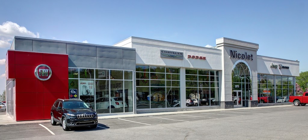 Nicolet Chrysler Fiat | 3975 Boulevard Louis-Fréchette, Nicolet, QC J3T 1M7, Canada | Phone: (819) 293-5555