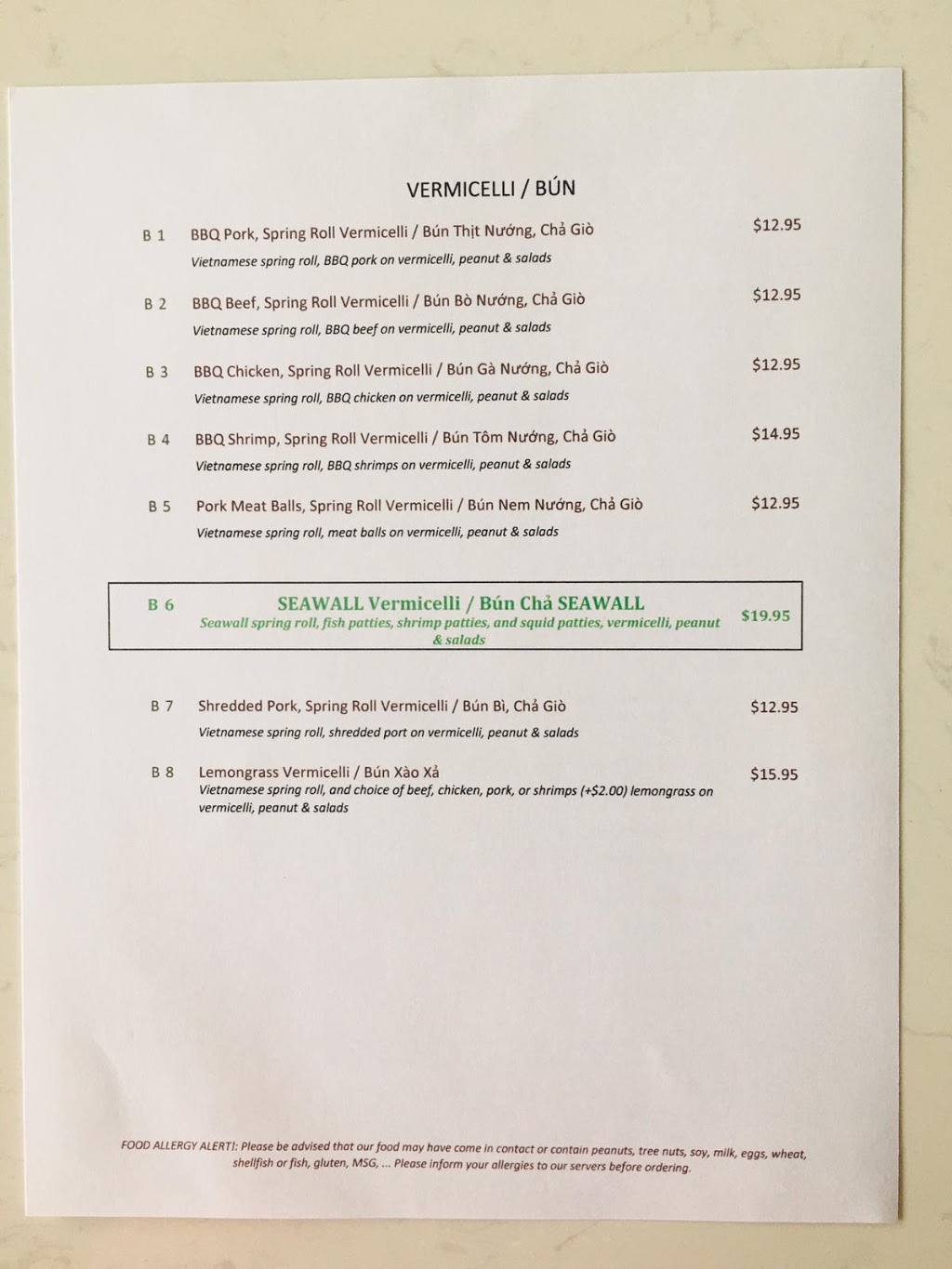 Pho Seawall – Hai Tuong | 27248 Fraser Hwy, Aldergrove, BC V4W 3P8, Canada | Phone: (604) 625-7460
