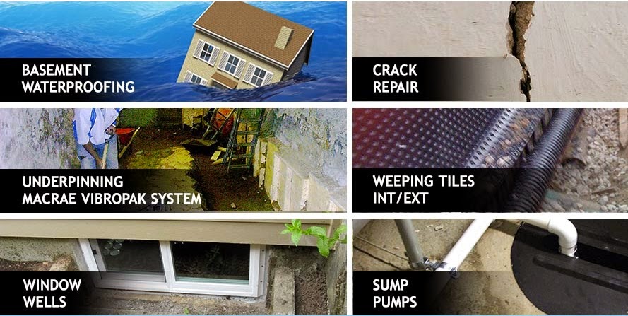 GJ Macrae Foundation Repair | 470 Winston Churchill Blvd, Oakville, ON L6J 7X2, Canada | Phone: (905) 824-2557