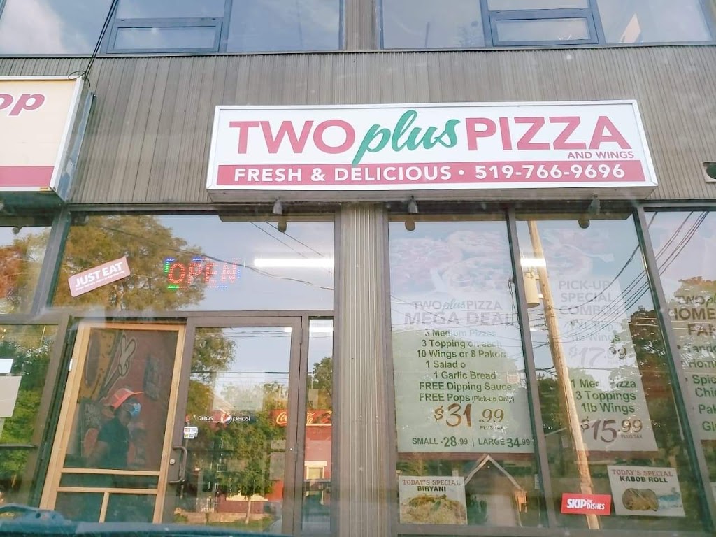 Two Plus Pizza | 208 Yorkshire St N, Guelph, ON N1H 5C1, Canada | Phone: (519) 766-9696