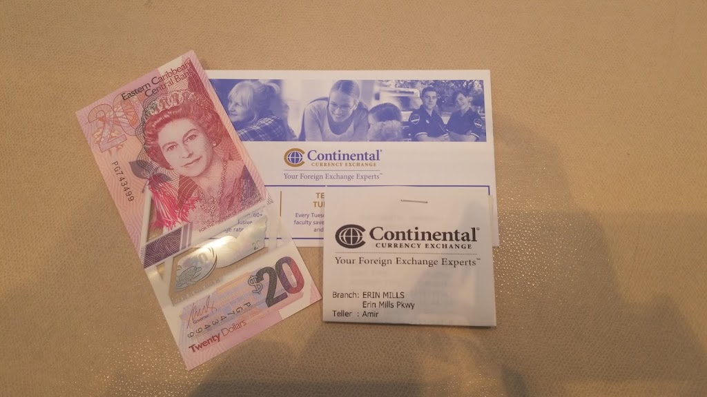 Continental Currency Exchange | 5100 Erin Mills Pkwy unit r235 unit r235, Mississauga, ON L5M 4Z5, Canada | Phone: (905) 828-2288