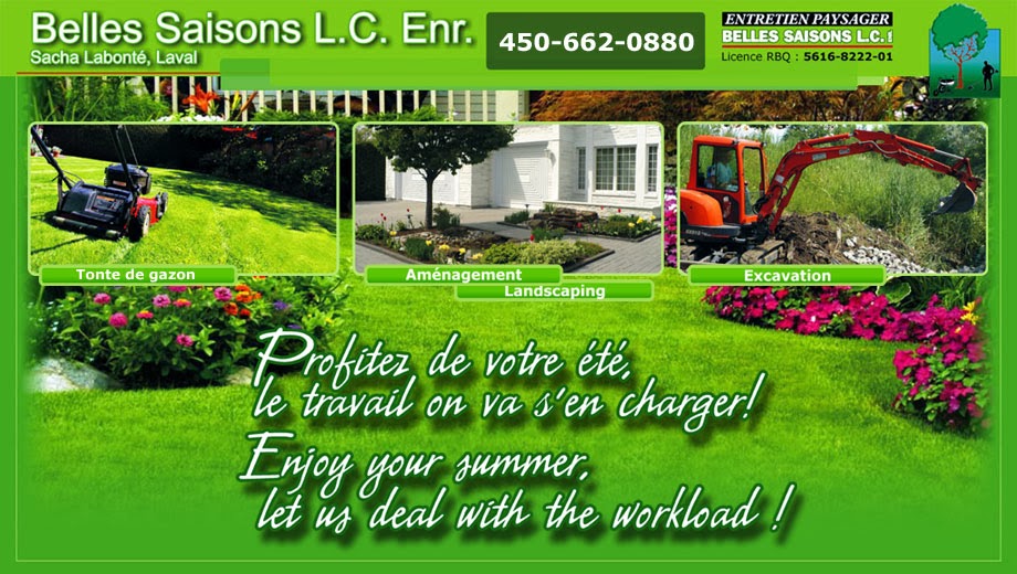 Belles Saisons L C Enr | 2224 Pl. de Melbourne, Laval, QC H7M 3A3, Canada | Phone: (450) 662-0880