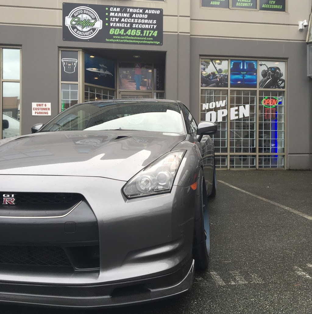 Certified Autosound & Security Maple Ridge | 11435 201a St #6, Maple Ridge, BC V2X 0Y3, Canada | Phone: (604) 465-1174