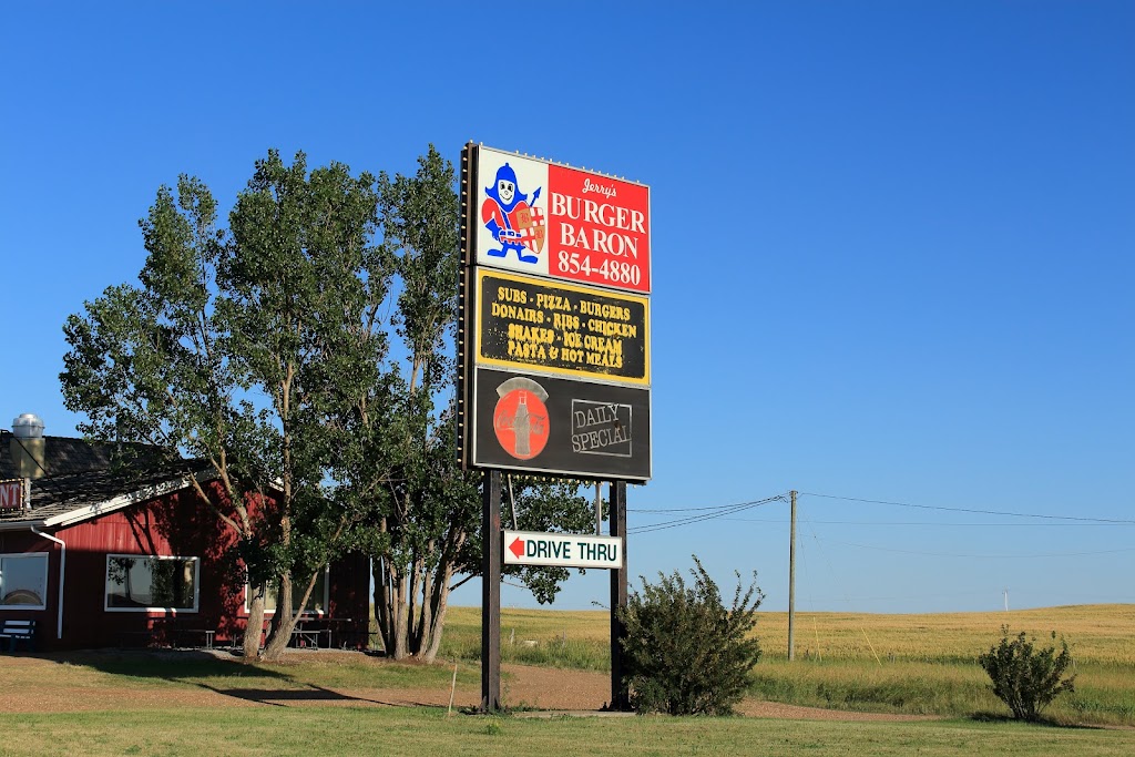 Jerrys Burger Baron | Hwy 9 W, Hanna, AB T0J 1P0, Canada | Phone: (403) 854-4880