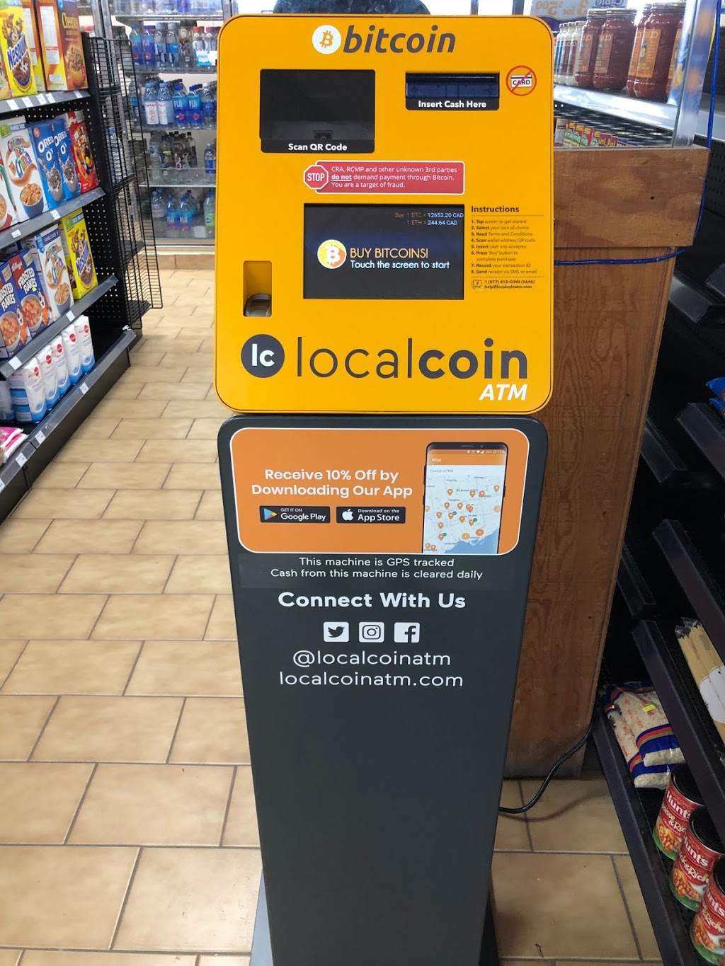 Localcoin Bitcoin ATM | 99 Belmont Dr, London, ON N6J 4K2, Canada | Phone: (877) 412-2646