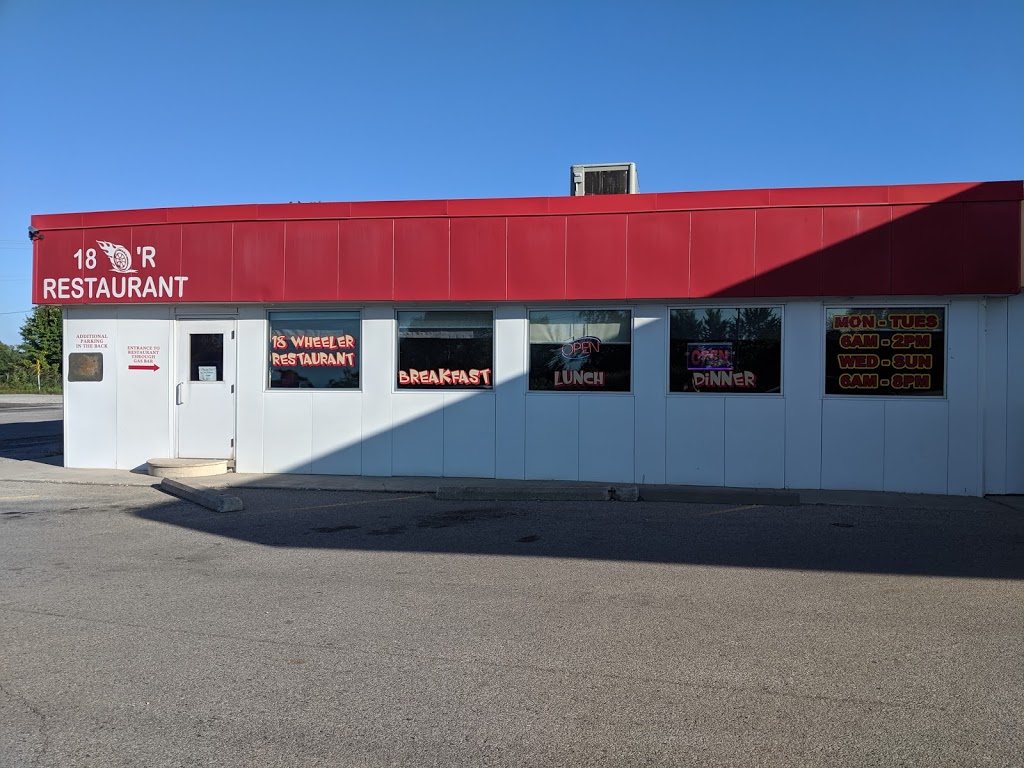 18 Wheeler Restaurant | 3613 Queens Line, Tilbury, ON N0P 2L0, Canada | Phone: (519) 682-1166