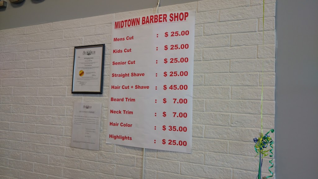 Midtown Barber Shop | 204, 1, Midtown St SW, Airdrie, AB T4B 3C6, Canada | Phone: (403) 980-8844
