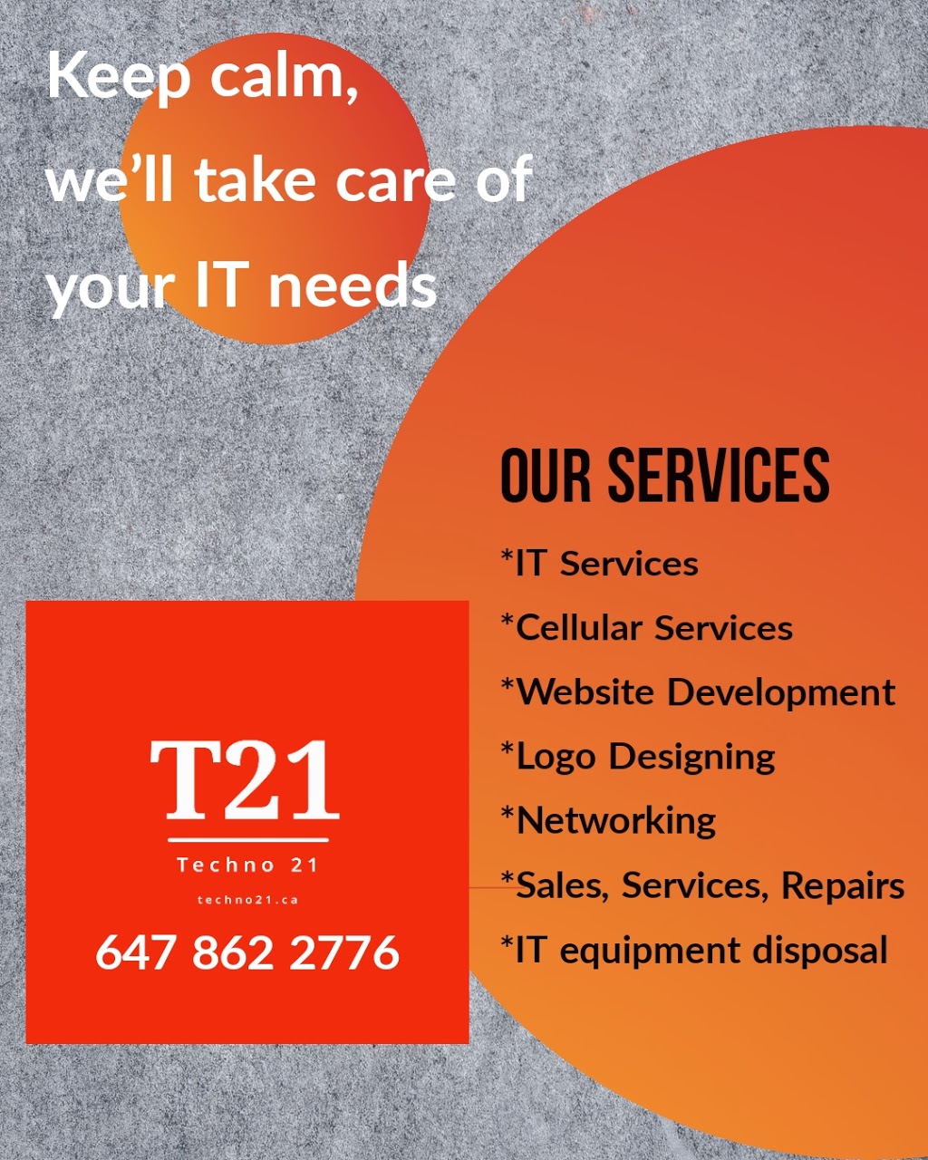 Techno21. Computers & Tech Assistance | Laking Terrace, Milton, ON L9T 9J4, Canada | Phone: (647) 862-2776