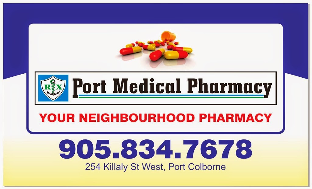 Port Medical Pharmacy | 254 Killaly St W, Port Colborne, ON L3K 6A6, Canada | Phone: (905) 834-7678