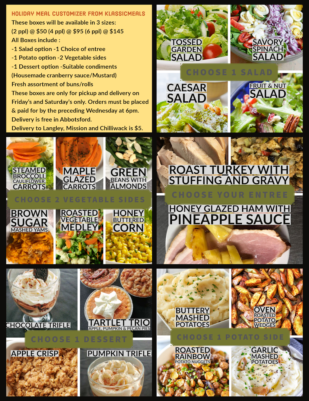 Klassic Catering | 30455 Progressive Way #1, Abbotsford, BC V2T 6W3, Canada | Phone: (604) 864-8250