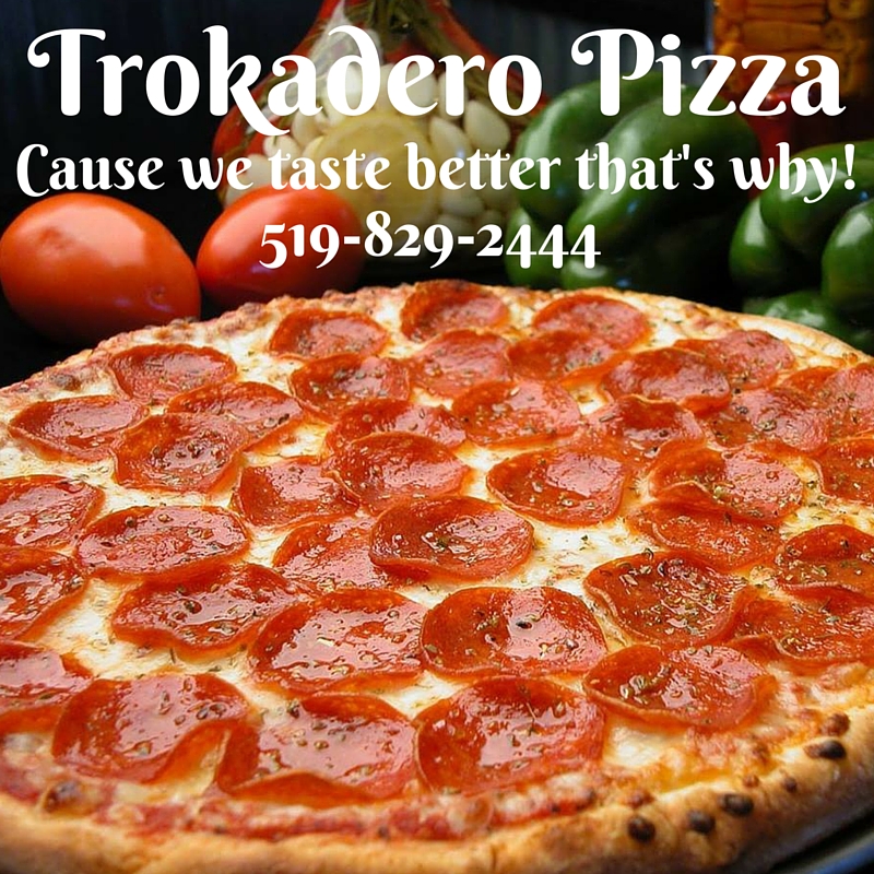 Pizza Trokadero | 7 Municipal St, Guelph, ON N1G 1G8, Canada | Phone: (519) 829-2444