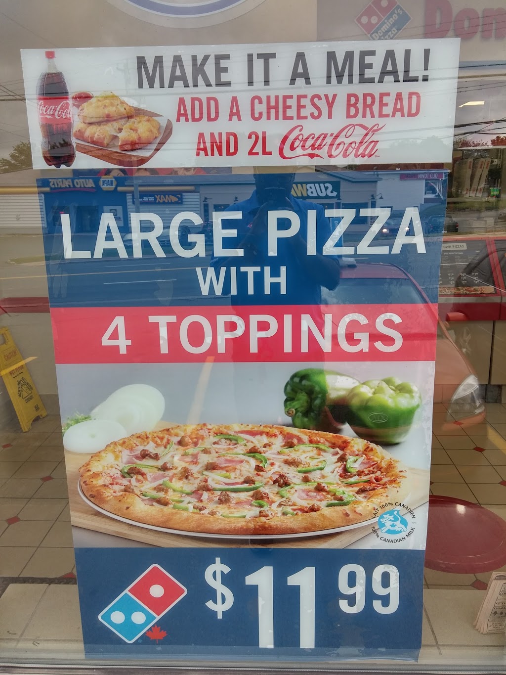 Dominos Pizza | 17 Commonwealth Ave, Mount Pearl, NL A1N 1W4, Canada | Phone: (709) 747-9444