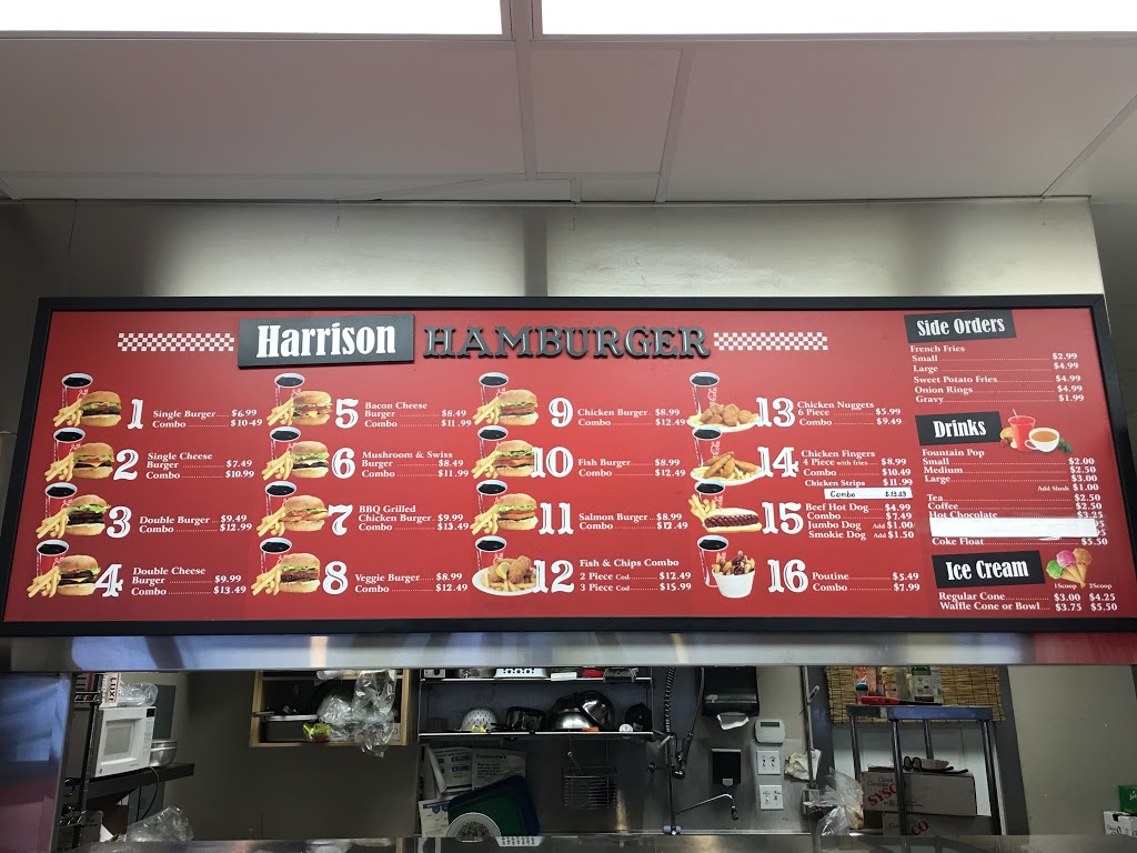 Harrison Hamburgers | 111-196 Esplanade Ave, Harrison Hot Springs, BC V0M 1K0, Canada | Phone: (604) 796-5554