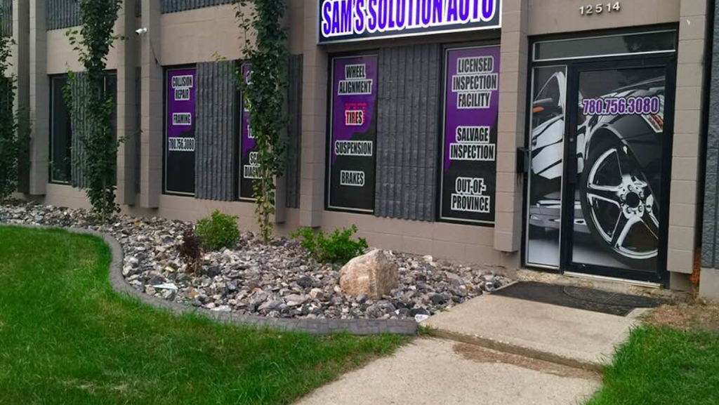 Sams Solution Auto Ltd | 12514 128 St NW, Edmonton, AB T5L 1C8, Canada | Phone: (780) 756-3080