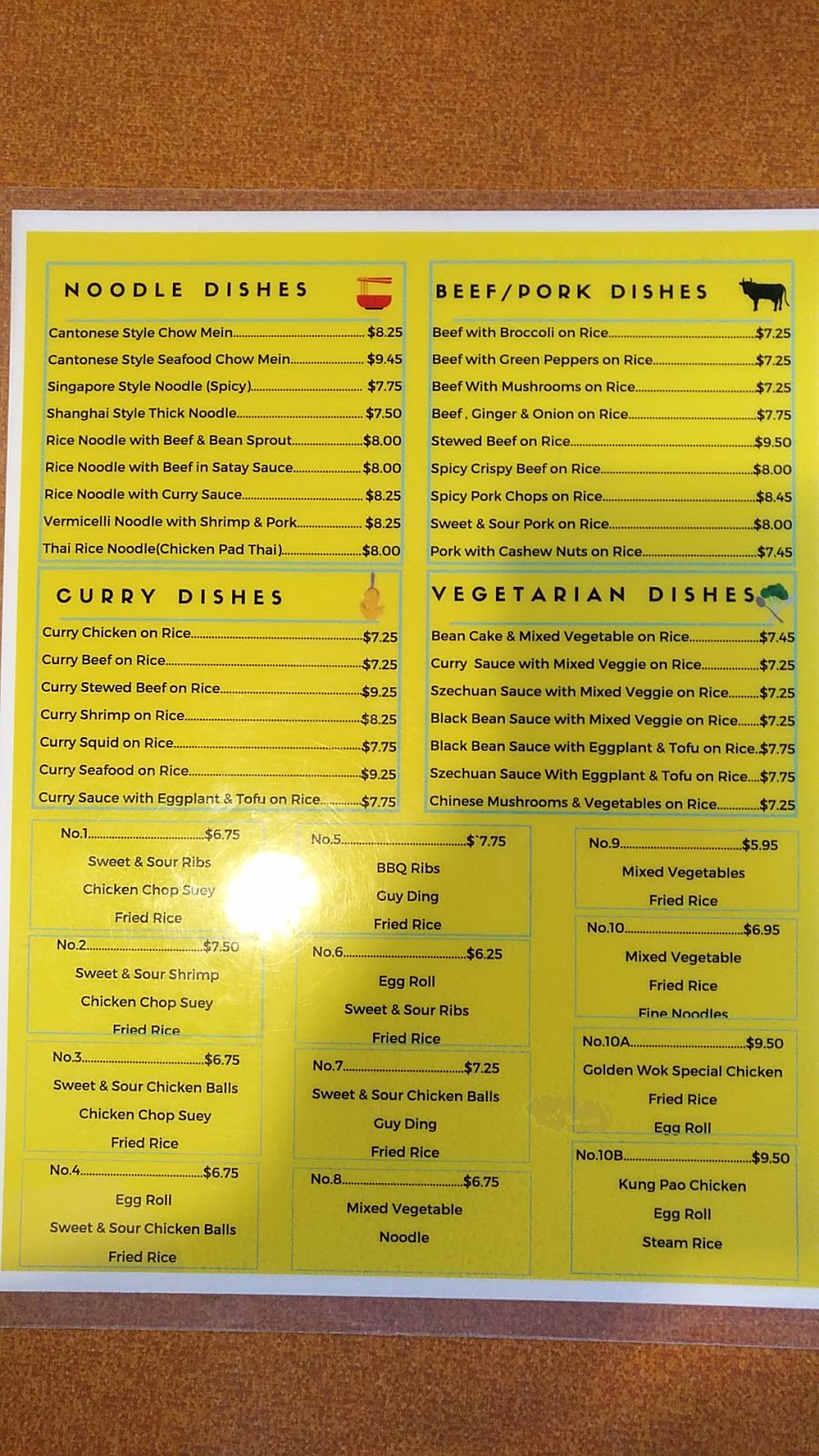 Golden Wok | 120 Eringate Dr, Etobicoke, ON M9C 3Z8, Canada | Phone: (416) 621-1161
