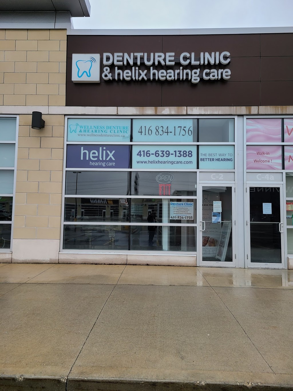 Wellness Denture And Hearing Clinic | 200 Queens Plate Dr unit c2, Etobicoke, ON M9W 6Y9, Canada | Phone: (416) 834-1756