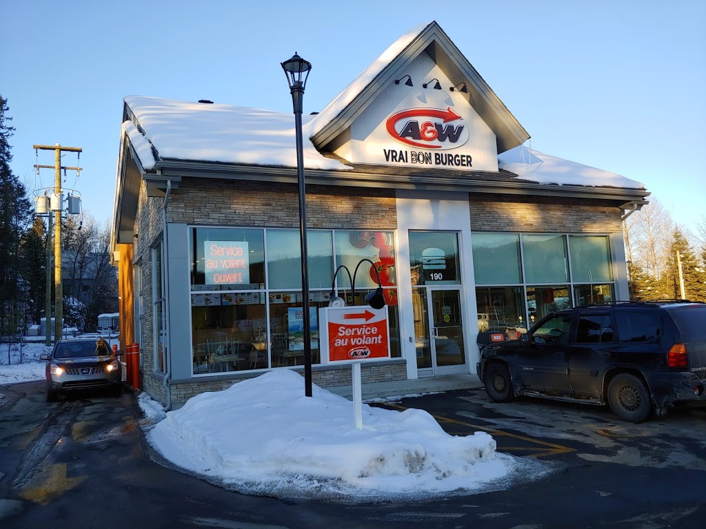 A&W | 190 Rue de Saint Jovite, Mont-Tremblant, QC J8E 2Z9, Canada | Phone: (873) 479-0125