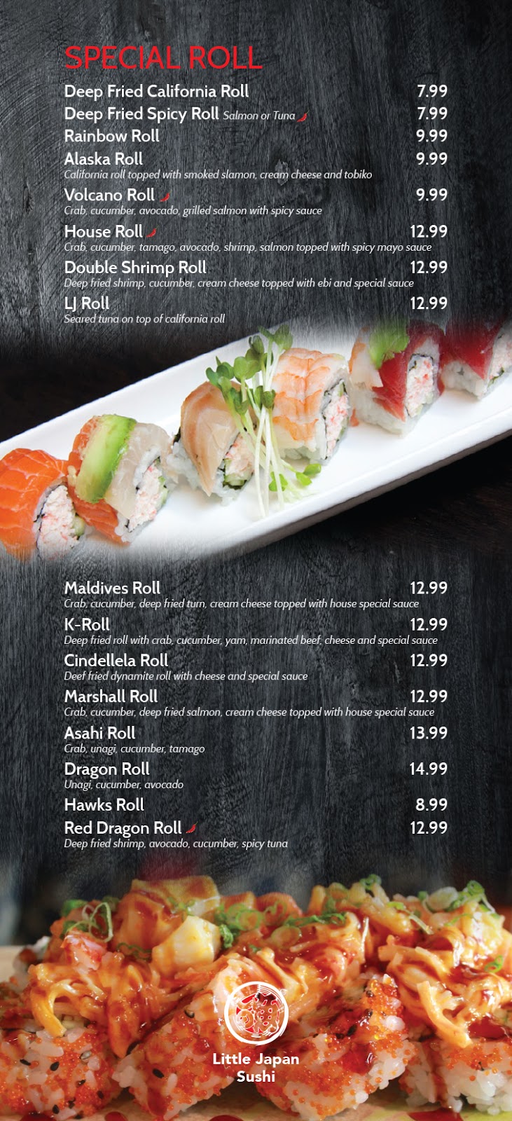 Little Japan Restaurant | 33643 Marshall Rd #105, Abbotsford, BC V2S 1L4, Canada | Phone: (604) 854-6205