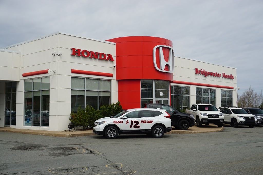 Bridgewater Honda | 366 Dufferin St, Bridgewater, NS B4V 2H2, Canada | Phone: (902) 543-7796