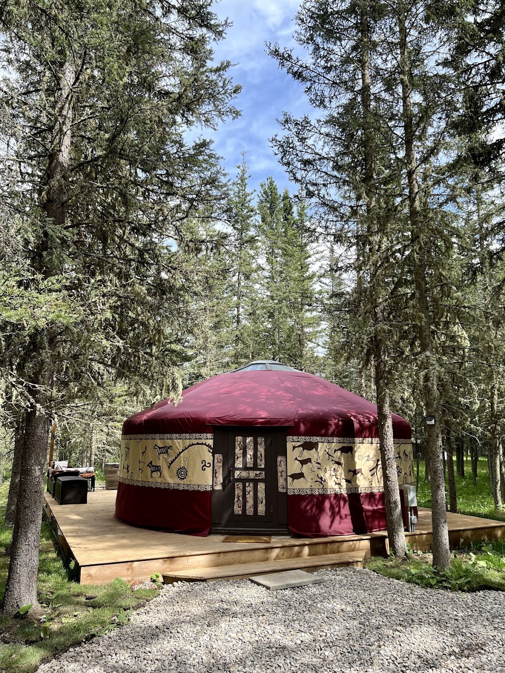 Shanti Yurt | 34 Mountain Lion Pl, Bragg Creek, AB T0L 0K0, Canada | Phone: (403) 588-8080