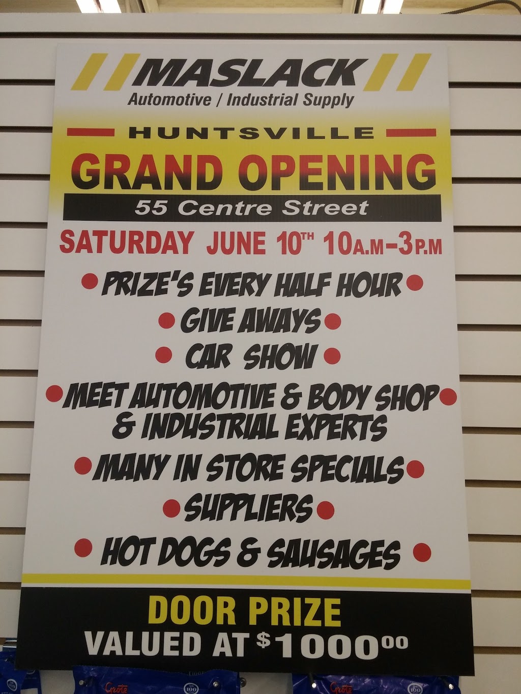 Maslack Huntsville | 130 Main St W, Huntsville, ON P0A 1K0, Canada | Phone: (705) 789-3232