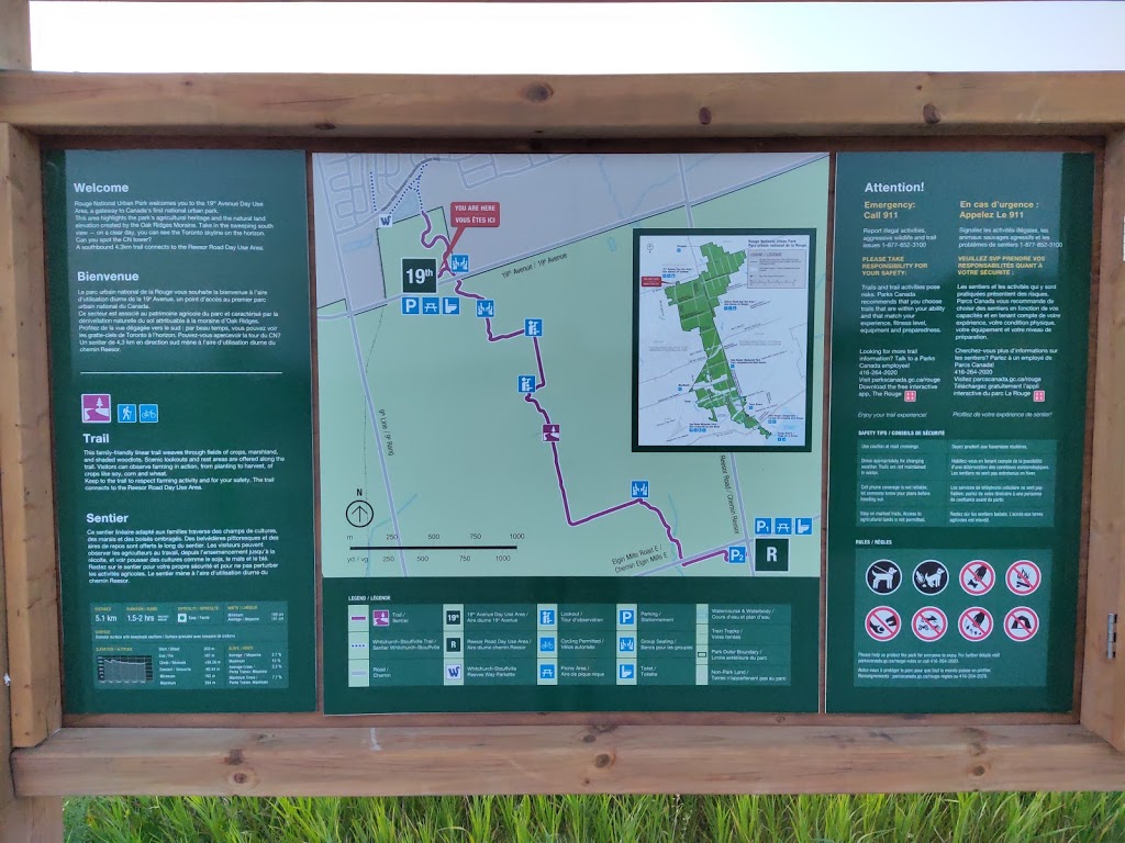 Rouge National Urban Park, 19th Avenue Day Use Area | 6994 19th Ave, Markham, ON L6B 1A8, Canada | Phone: (416) 264-2020