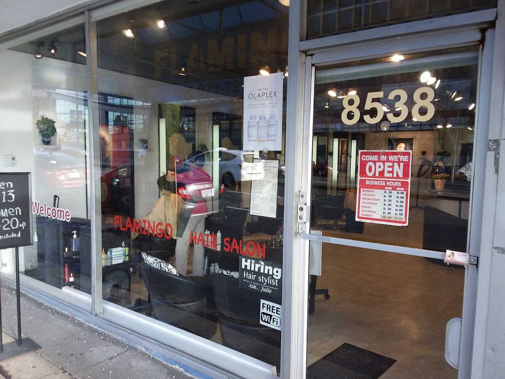 Flamingo Hair Salon | 8538 Granville St, Vancouver, BC V6P 4Z7, Canada | Phone: (604) 879-7211