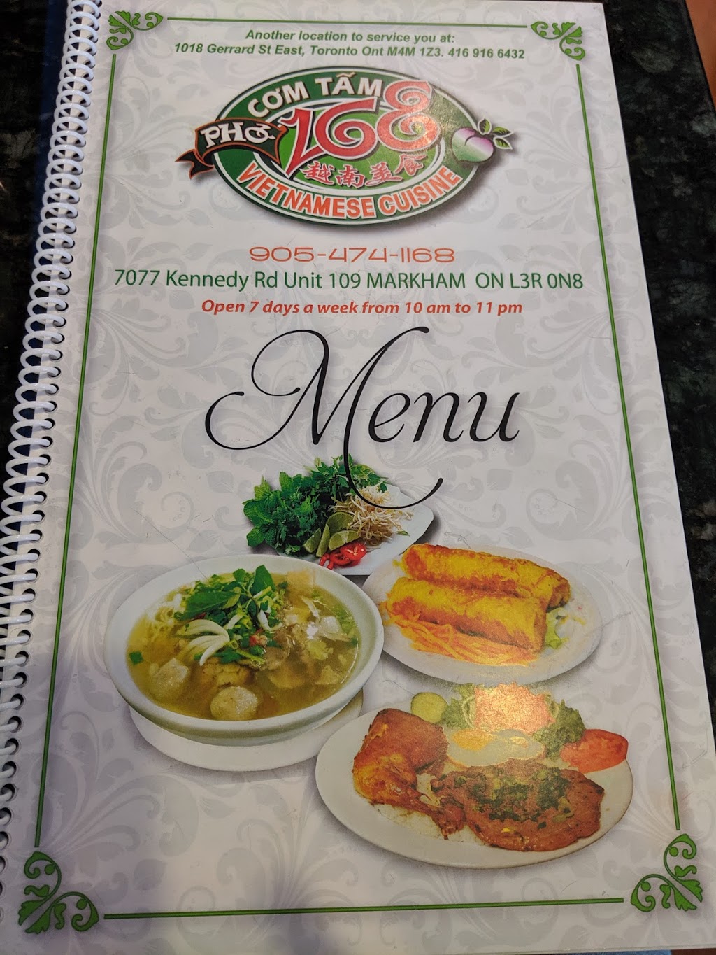 Com Tam 168 | 7077 Kennedy Rd, Markham, ON L3R 0N8, Canada | Phone: (905) 474-1168