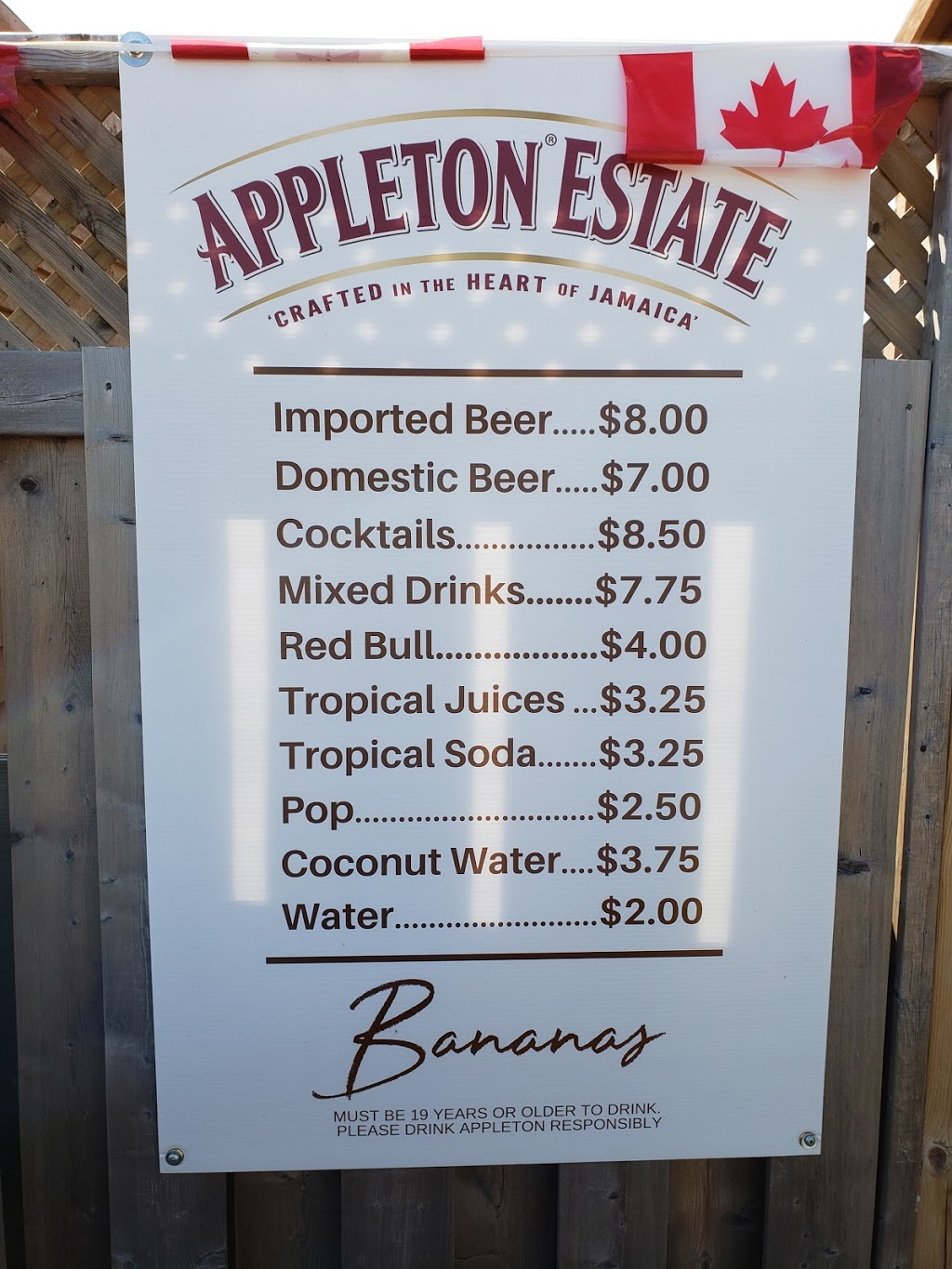 Bananas Beach Grill & Rum Shack | 795 Trim Rd, Orléans, ON K4A 3P4, Canada