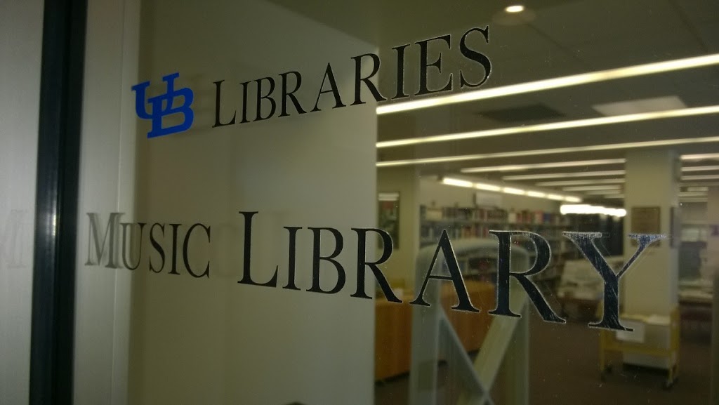 Music Library | Baird Hall, #112, Buffalo, NY 14260, USA | Phone: (716) 645-2923