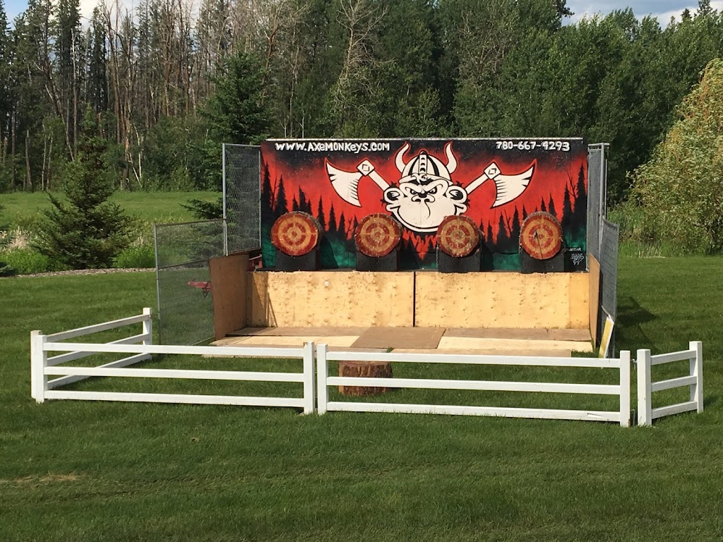 Axe Monkeys Edmonton | 13931 156 St NW, Edmonton, AB T6V 1J1, Canada | Phone: (780) 667-4293