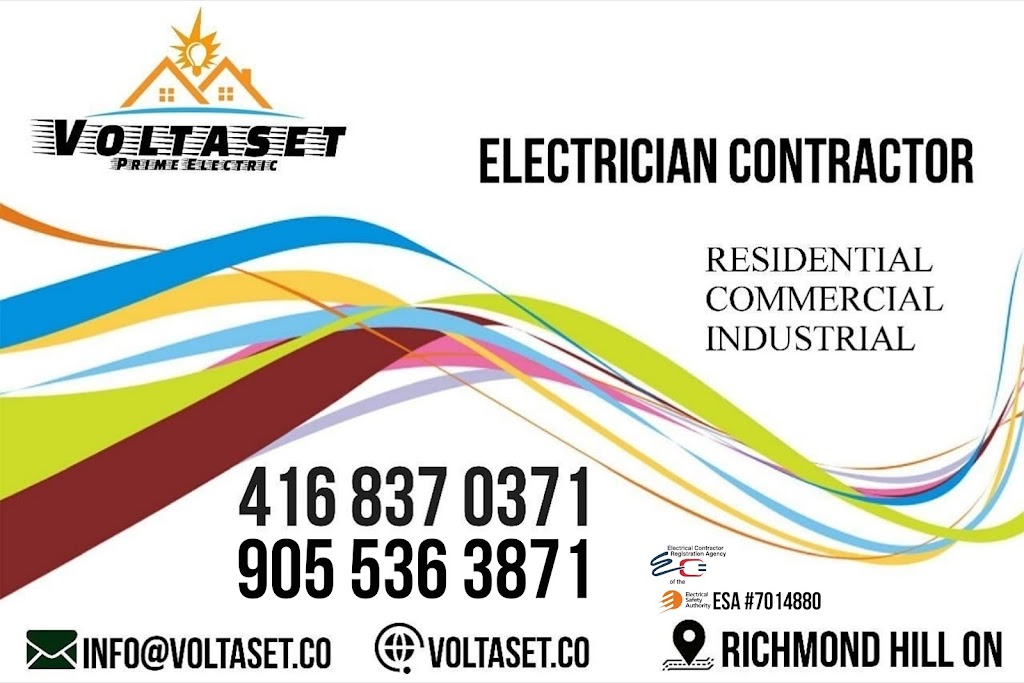 Voltaset Prime Electric Corporation | 10 Pine Bough Manor, Richmond Hill, ON L4S 1A4, Canada | Phone: (416) 837-0371