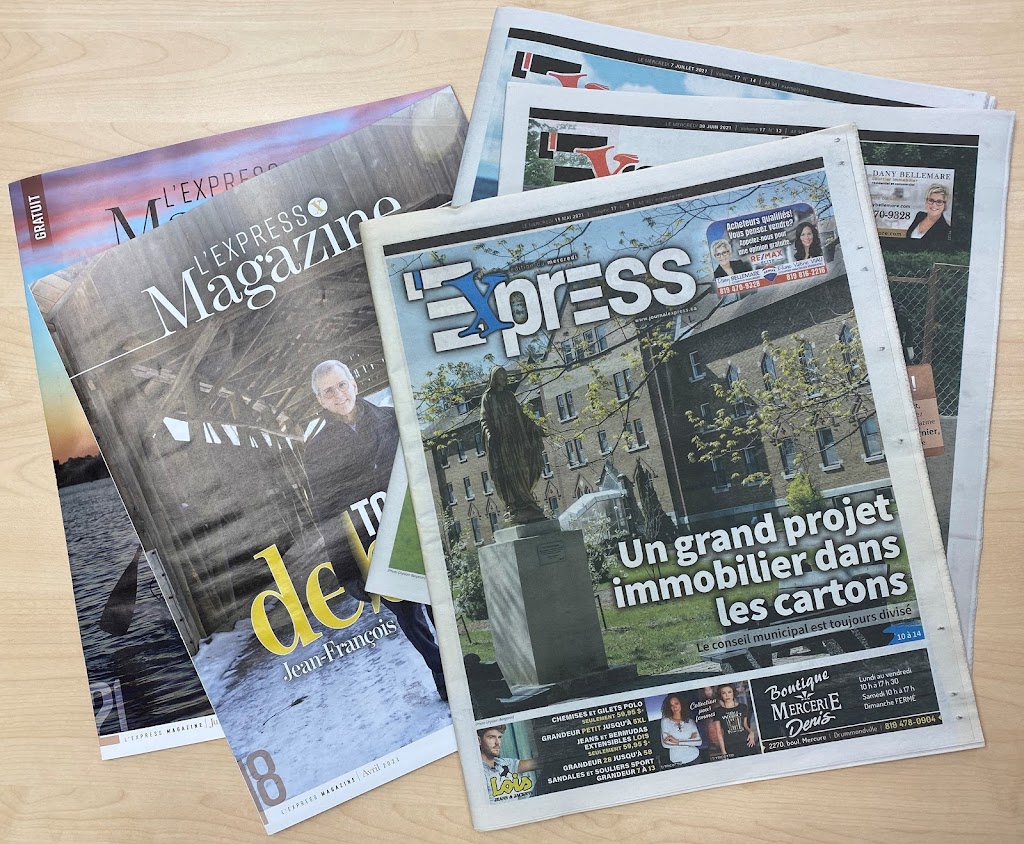 Journal L'Express - 1001 Rue Bernier, Drummondville, QC J2C 6T5, Canada