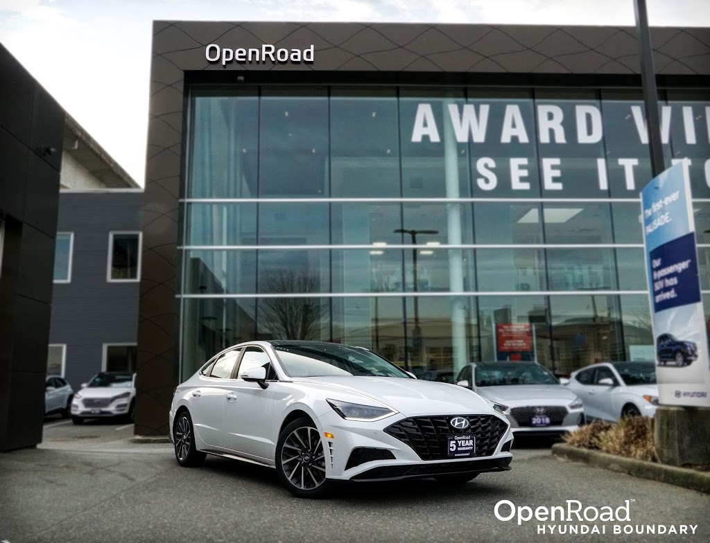 OpenRoad Hyundai Boundary | 2395 Boundary Rd, Vancouver, BC V5M 4W5, Canada | Phone: (604) 297-0066