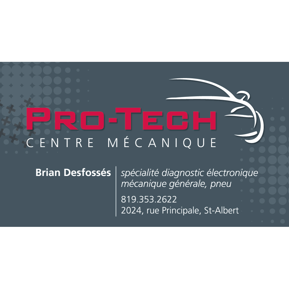 Pro-Tech Centre Mécanique | 2024 Rue Principale, Saint-Albert, QC J0A 1E0, Canada | Phone: (819) 353-2622