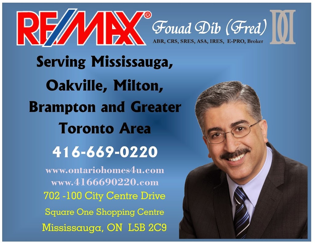 Fred Dib - CITYVIEW REALTY INC., BROKERAGE | 525 Curran Place, Mississauga, ON L5B 0H4, Canada | Phone: (416) 669-0220