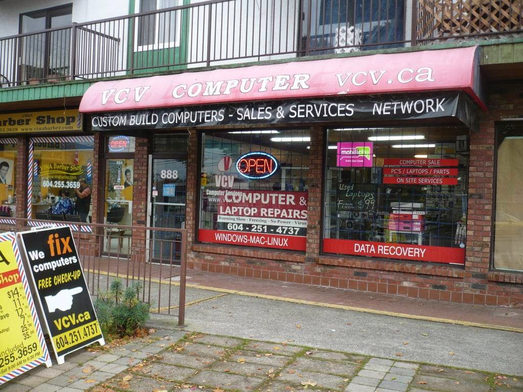 VCV Computers | 888 Commercial Dr, Vancouver, BC V5L 3Y5, Canada | Phone: (604) 251-4737