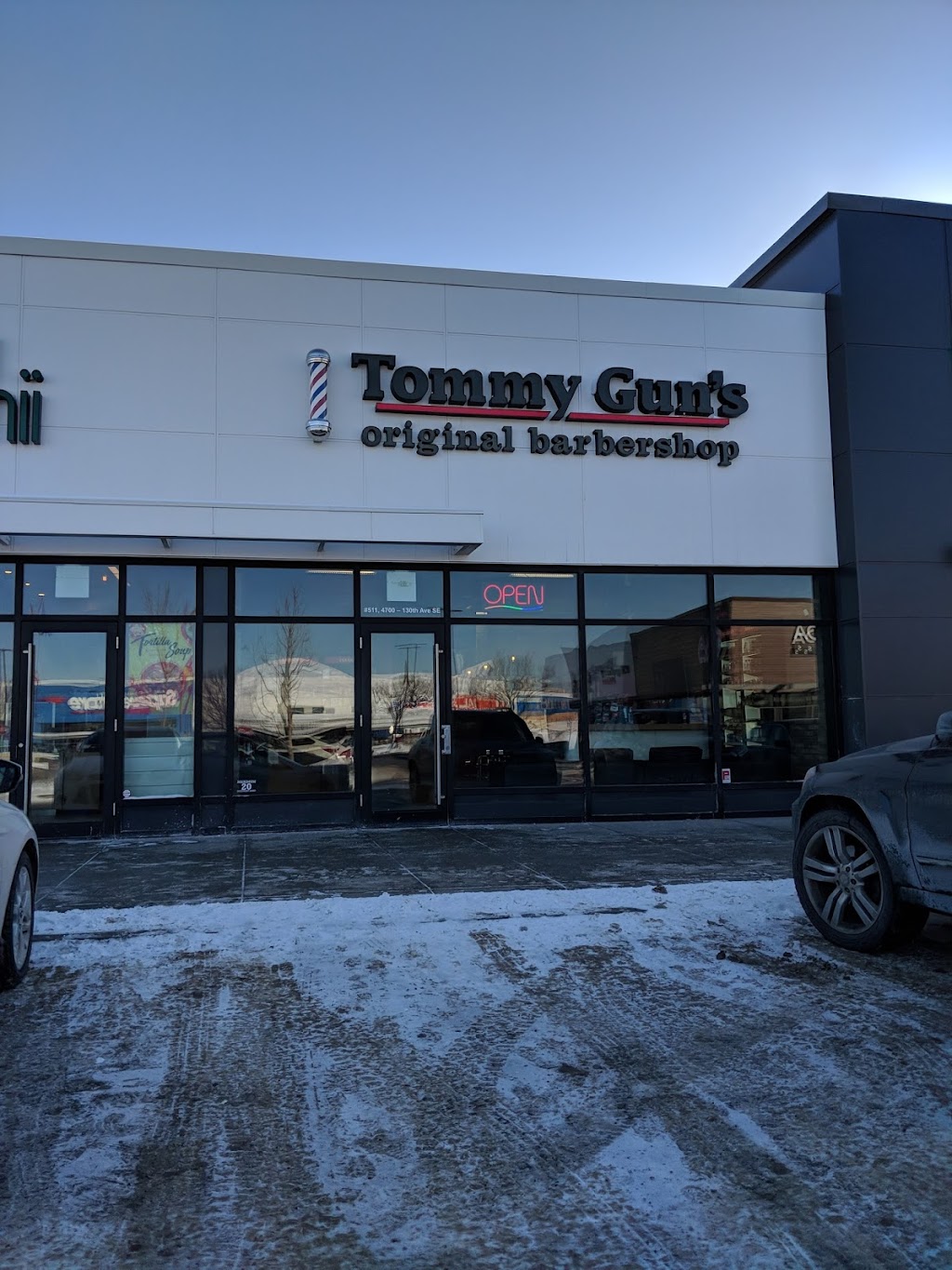 Tommy Guns Original Barbershop | 4700 130 Ave SE # 511, Calgary, AB T2Z 4E7, Canada | Phone: (587) 579-4867