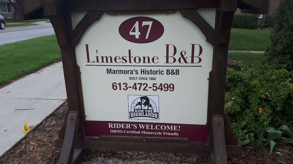 Limestone Bed & Breakfast | 47 Forsyth St, Marmora, ON K0K 2M0, Canada | Phone: (613) 472-5499