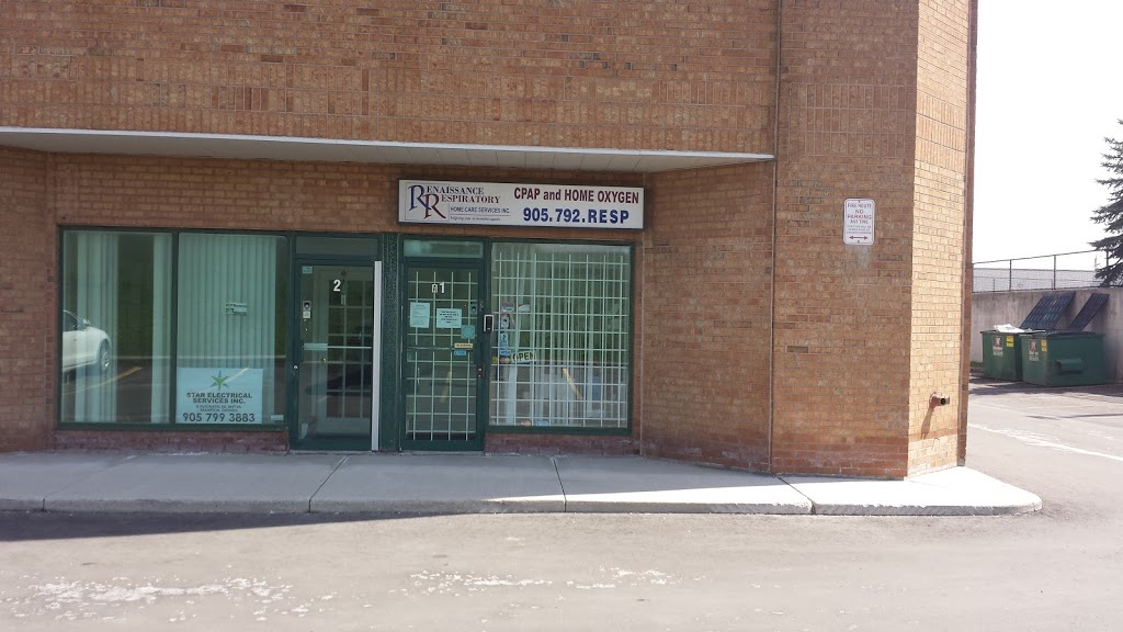 Renaissance Respiratory | 8 Automatic Rd, Brampton, ON L6S 5N4, Canada | Phone: (905) 792-7377