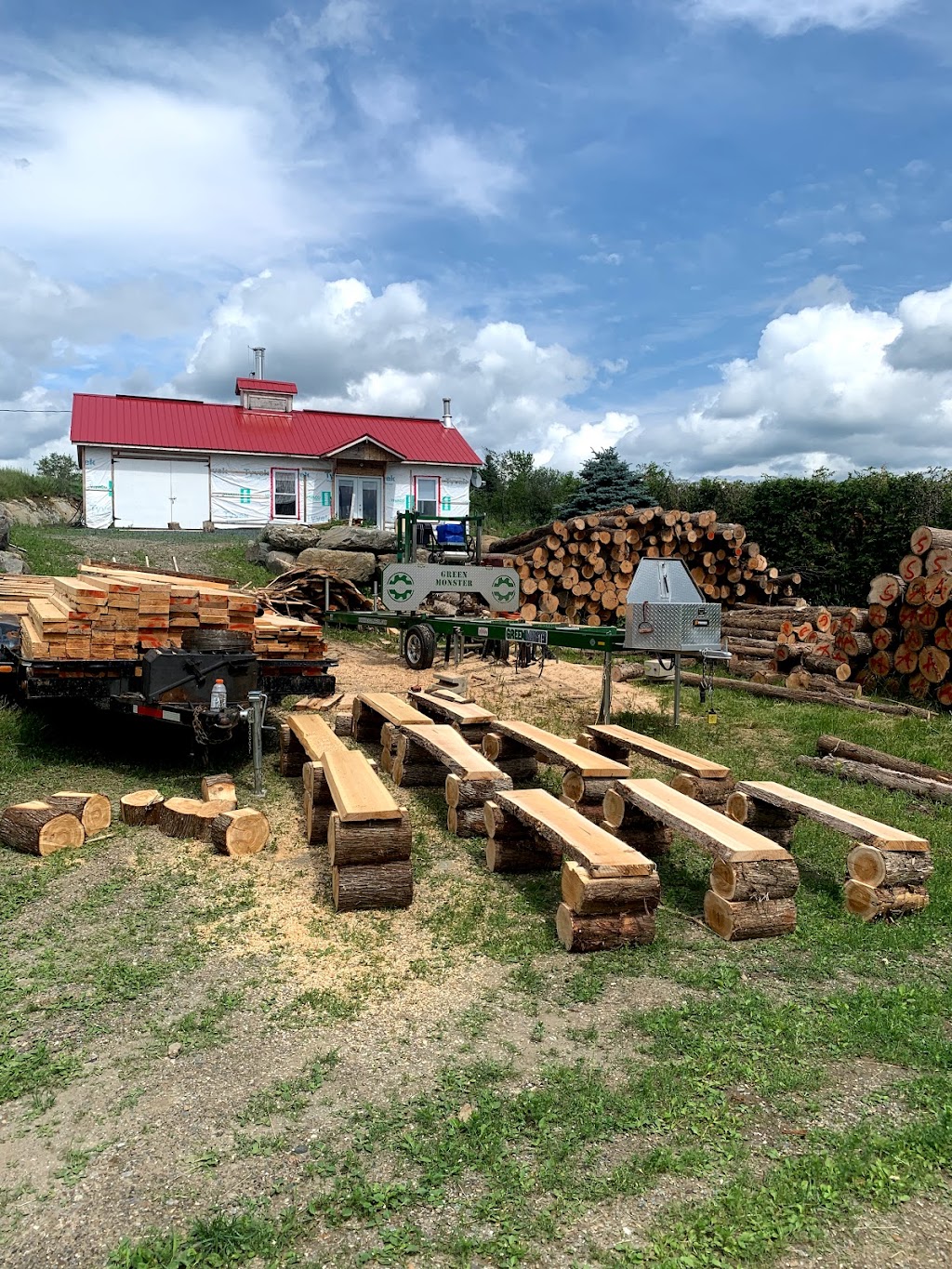 Les entreprises Lavertu (sciage mobile) | #1687, Beaulac-Garthby, QC G0Y 1B0, Canada | Phone: (819) 740-1102