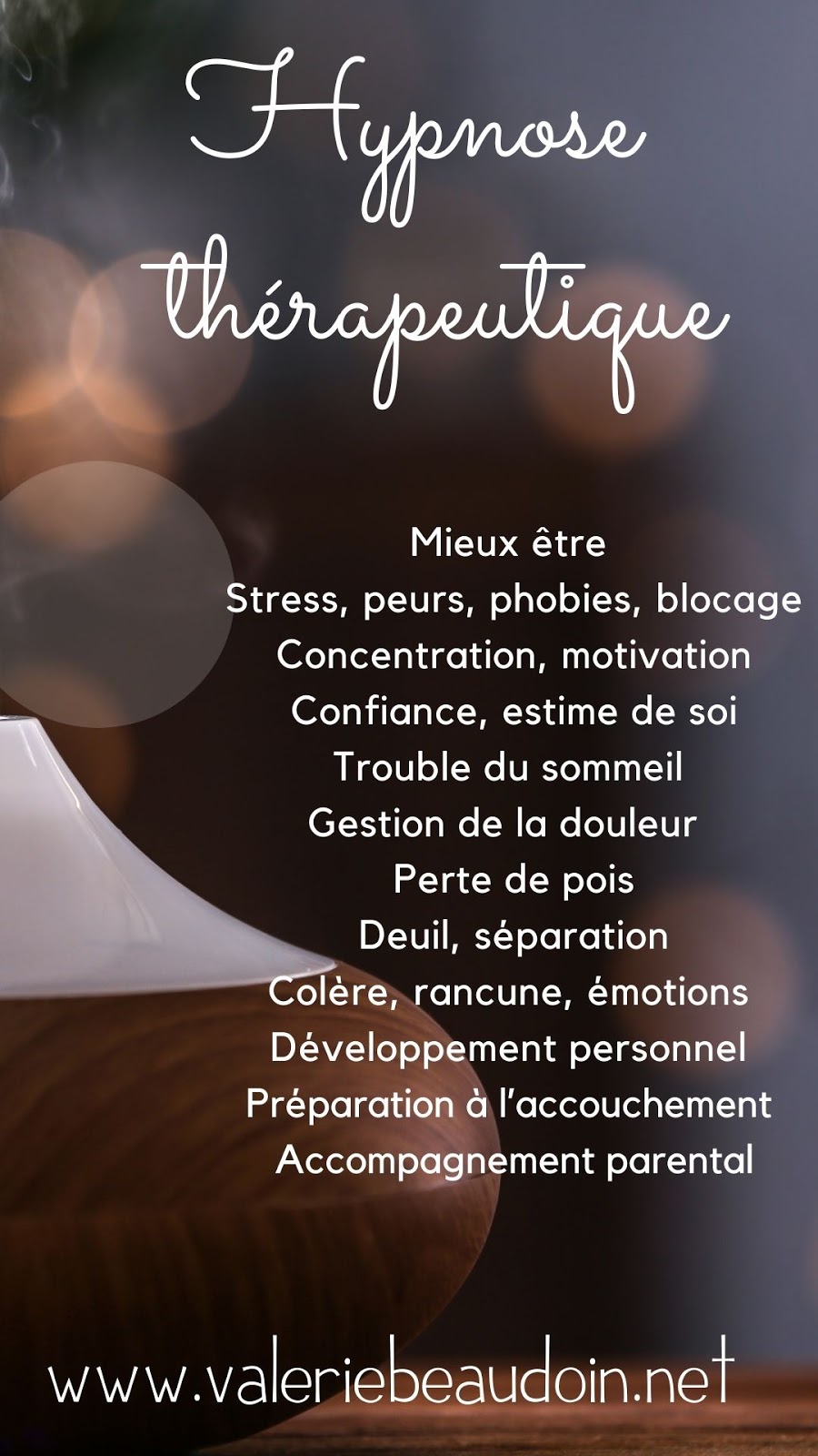 Valérie Beaudoin Hypnose Thérapeutique - PNL - Reiki | 841 Rte du 4 Rang, Kinnears Mills, QC G0N 1K0, Canada | Phone: (418) 814-9646