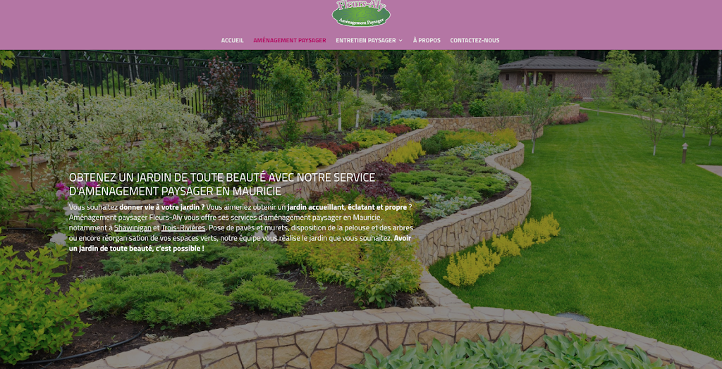 Paysagiste Fleurs-Aly | 461 Rue Lafayette, Saint-Gérard-des-Laurentides, QC G9N 6X5, Canada | Phone: (819) 695-3376