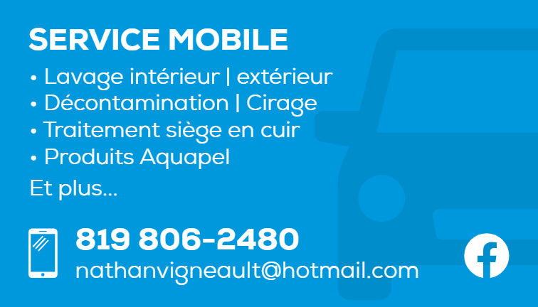 Esthétique Auto Nathan Vigneault | 1257 Rue Napoléon, Plessisville, QC G6L 1S9, Canada | Phone: (819) 806-2480