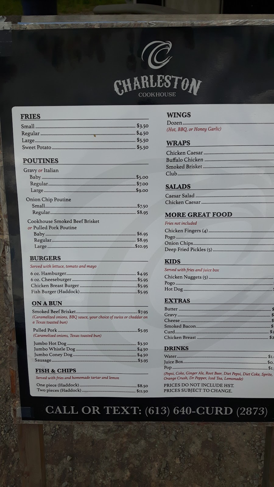 Charleston Cookhouse Chip Truck | 312 Charleston Rd, Athens, ON K0E 1B0, Canada | Phone: (613) 640-2873